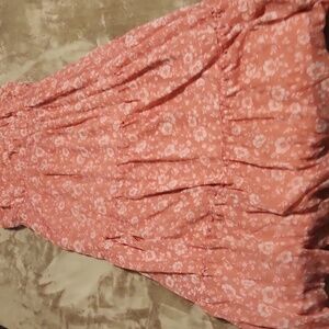 Trixxi Pink Floral Casual Ladies Dress